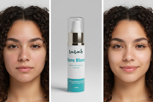 Bare Bloom Three Panel Transformation